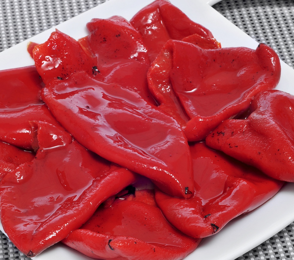 Roasted Red Peppers in Olive Oil