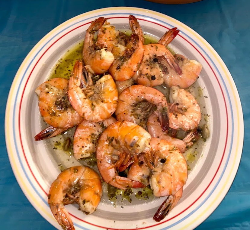 Greek Shrimp Boil (Garides Vrastes)