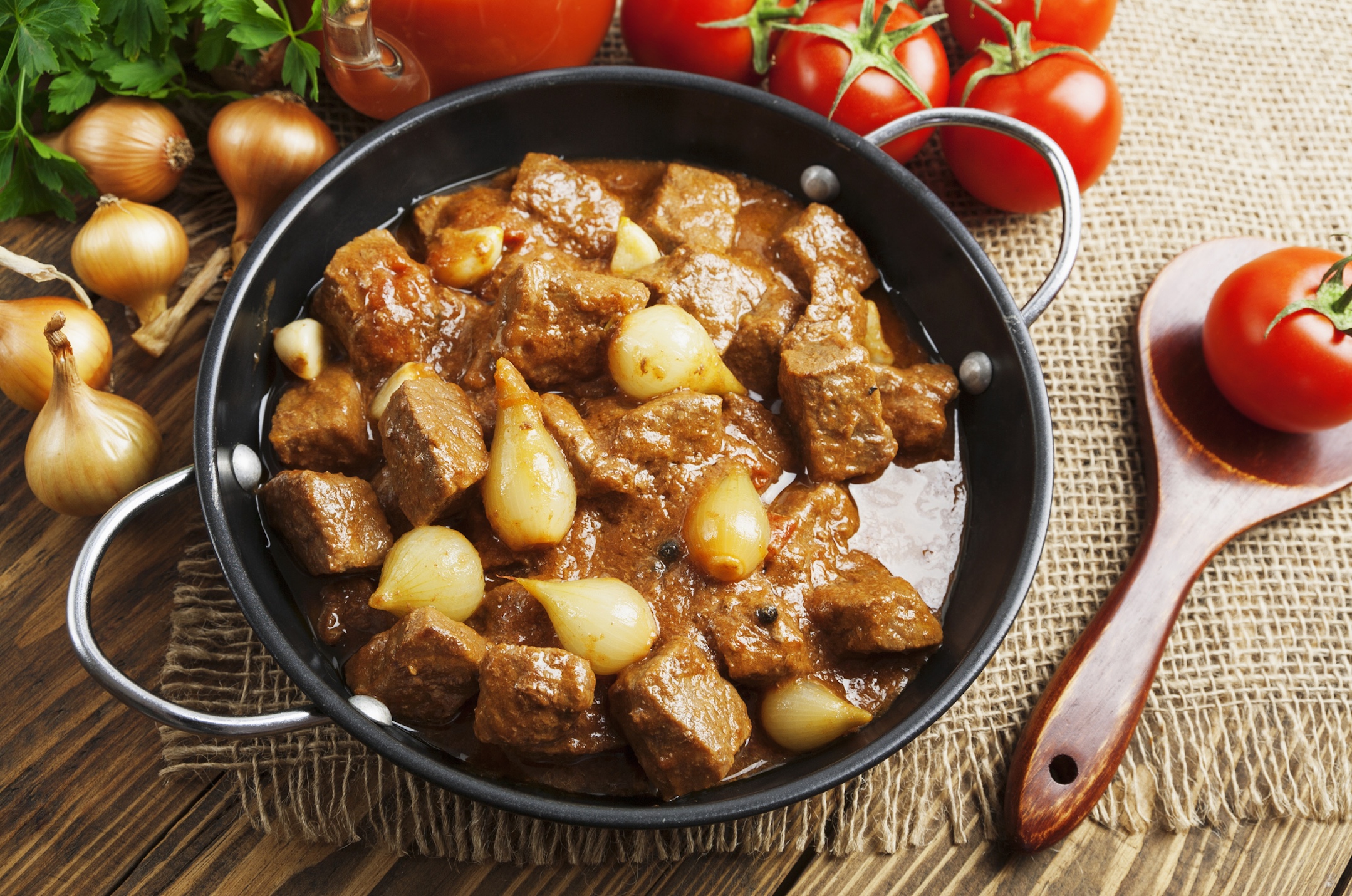 Beef & Onion Stew (Stifado)