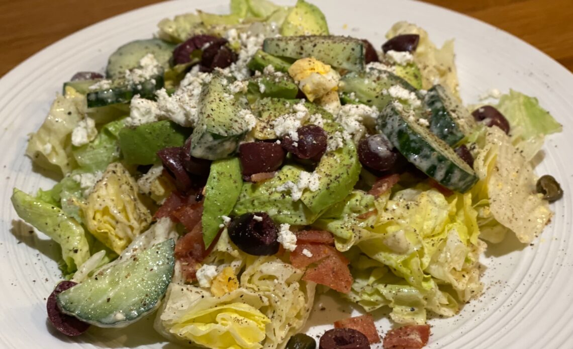 How to make Greek Cobb Salad Greek Keto