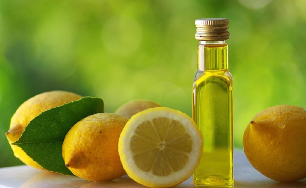 Lemon and olive oil