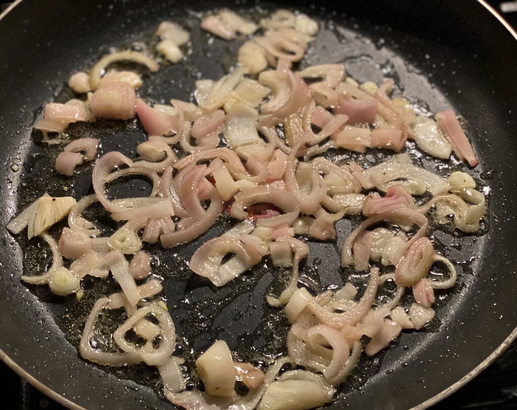 sautéed shallots