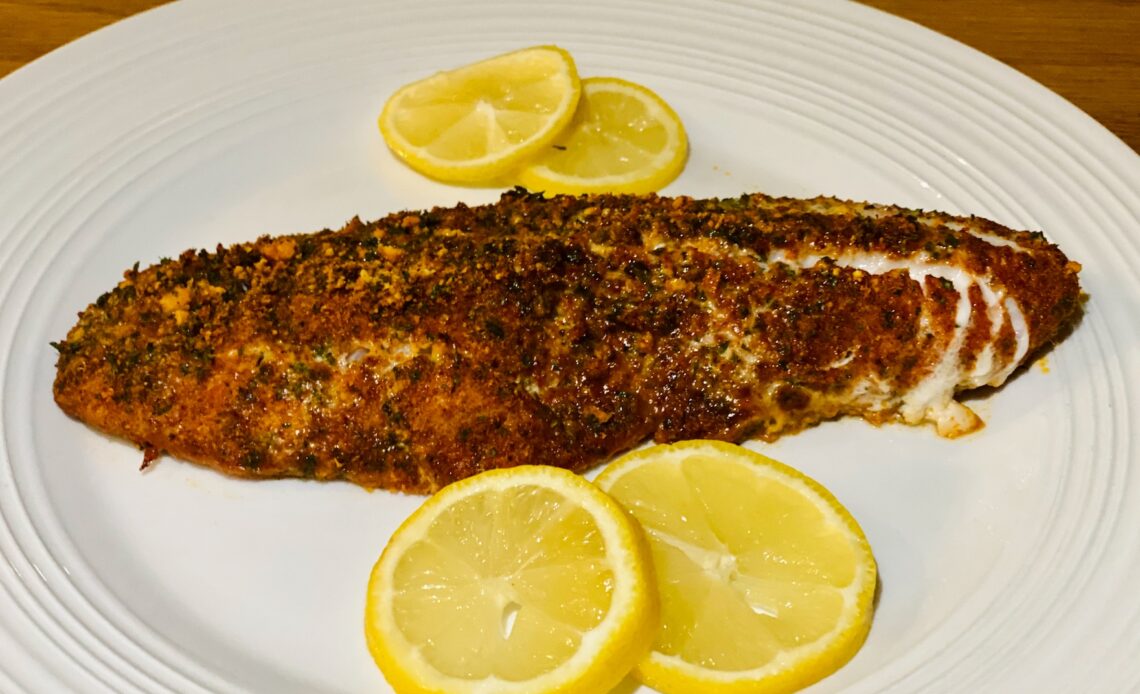 How to make Parmesan Crusted Fish Greek Keto